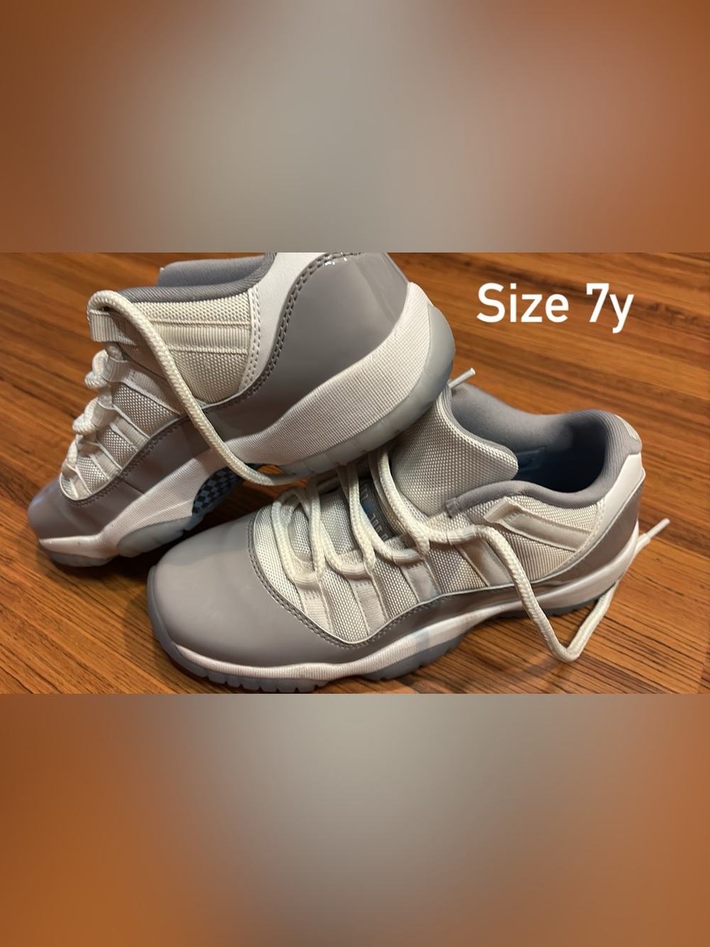 Nike Jordan Cool Greys - Big Kid size 7y Excellent Used Condition EUC